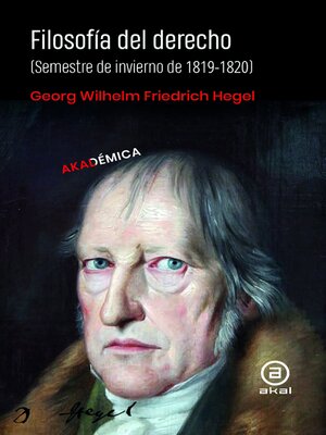 cover image of Filosofía del derecho